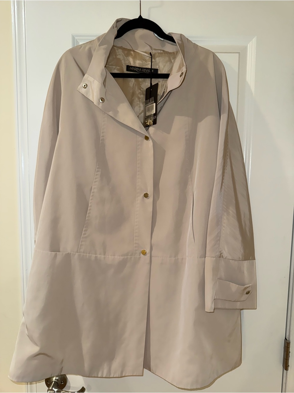 Marina Rinaldi Soft Beige Trench Coat